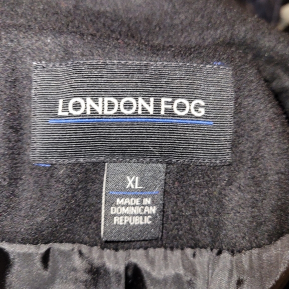 London Fog peacoat size XL, blk women's - Picture 9 of 10